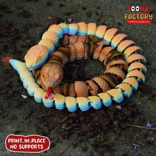 铜头可动铰链蛇 - ToonzFactory-三匠社