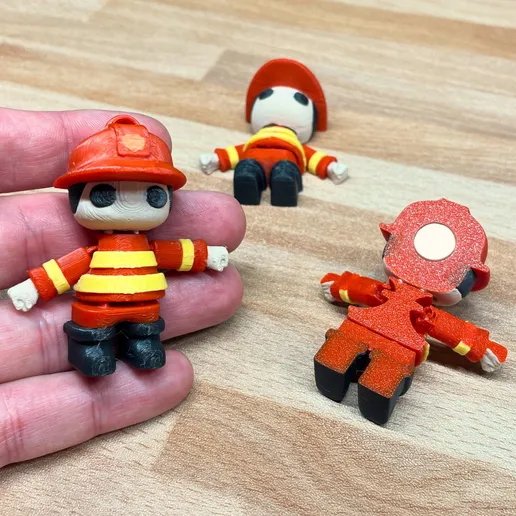 铰链磁吸消防员-三匠社