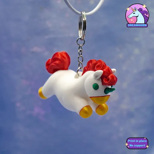 超级英雄独角兽马钥匙扣-三匠社