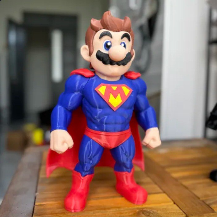 超级马里奥 - 马里奥 X 超人融合-三匠社