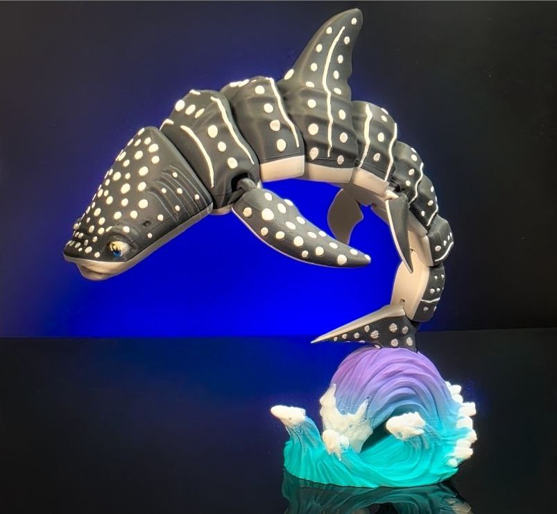 鲸鲨+底座-三匠社