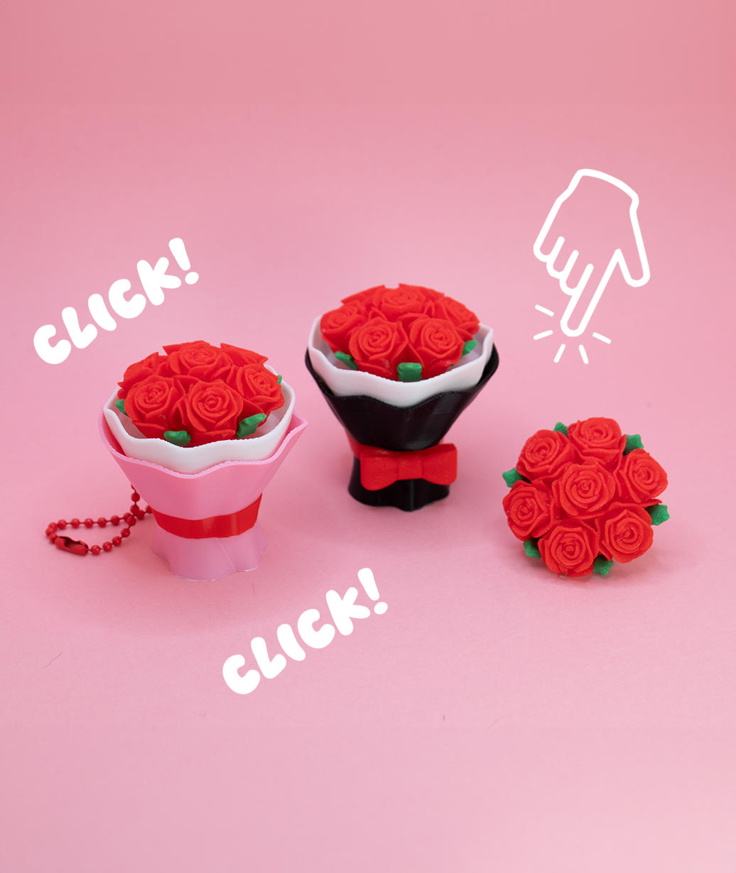 情人节花束解压指尖陀螺-三匠社