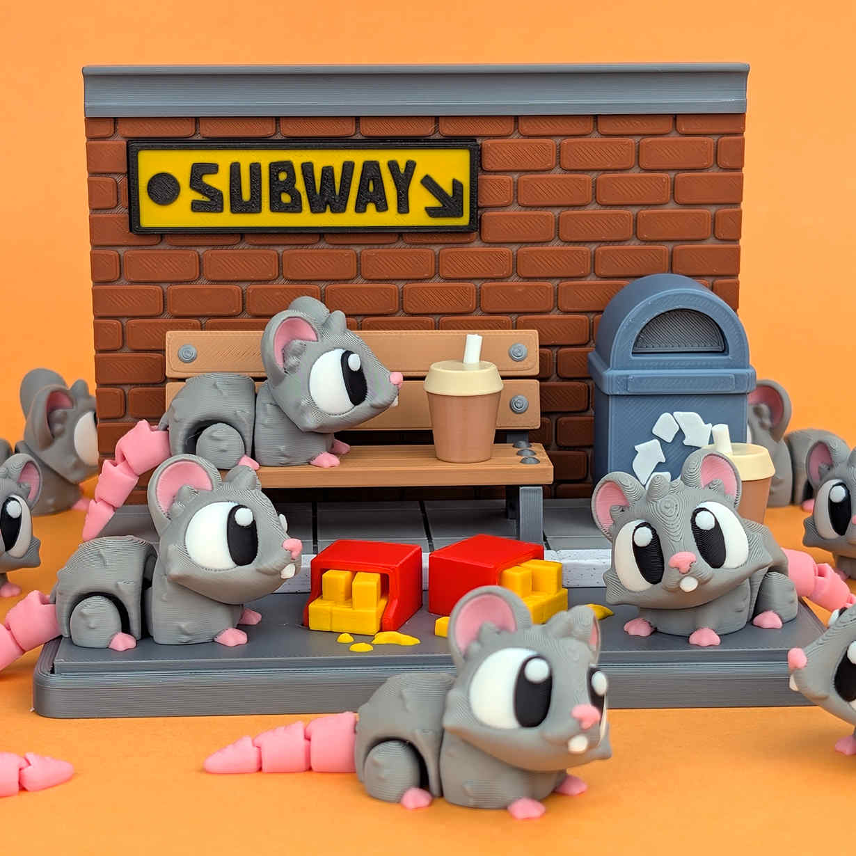 3DGOB-街头老鼠套装