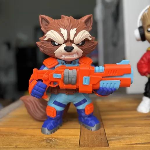 火箭浣熊粉丝艺术作品（非 AMS-MULTIPARTS3MF）