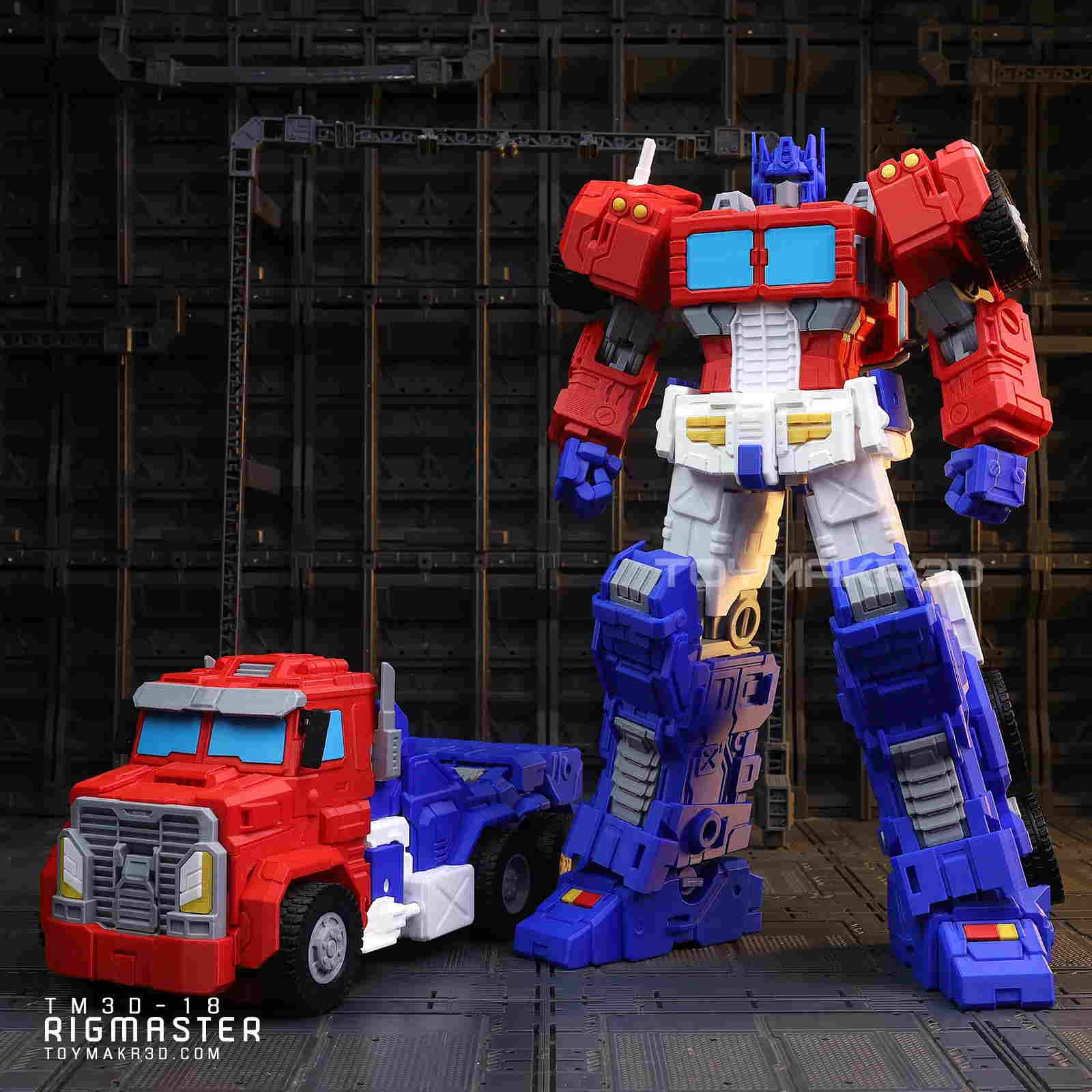 Toymakr3d-擎天柱（可变形，原文件含其它摆盘，安装说明）-三匠社