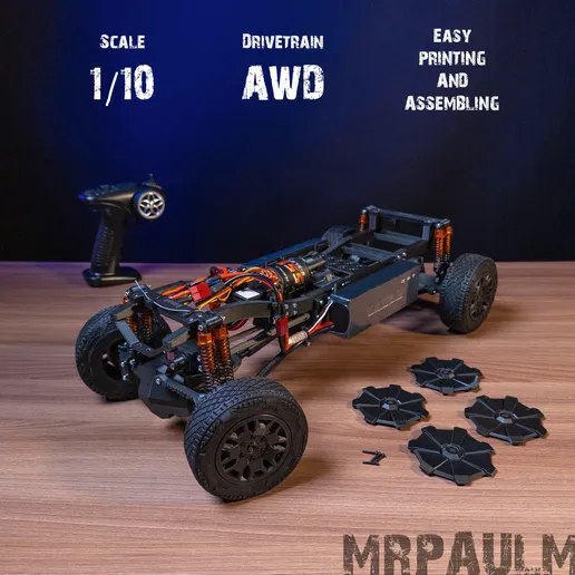 RC通用型皮卡底盘四驱-三匠社