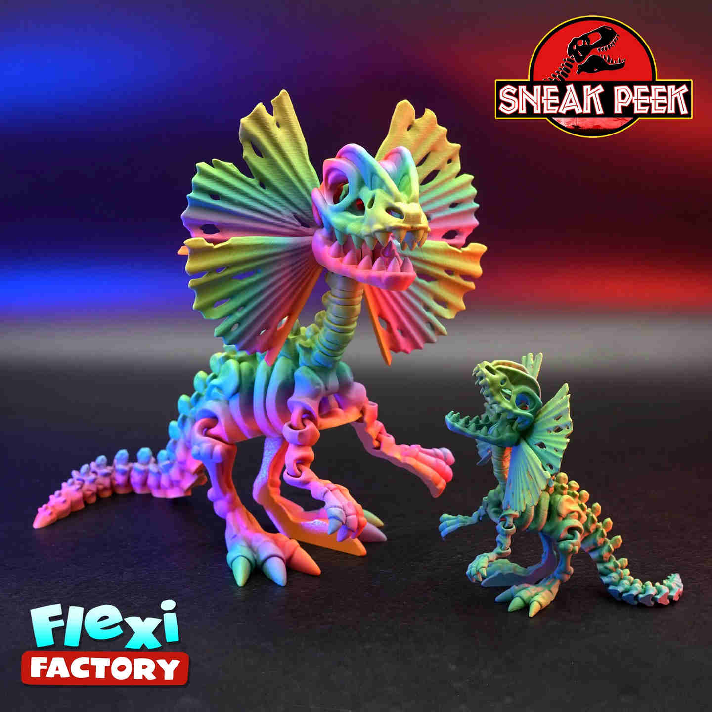 Flexi Factory_Skeleton-双冠龙骨架