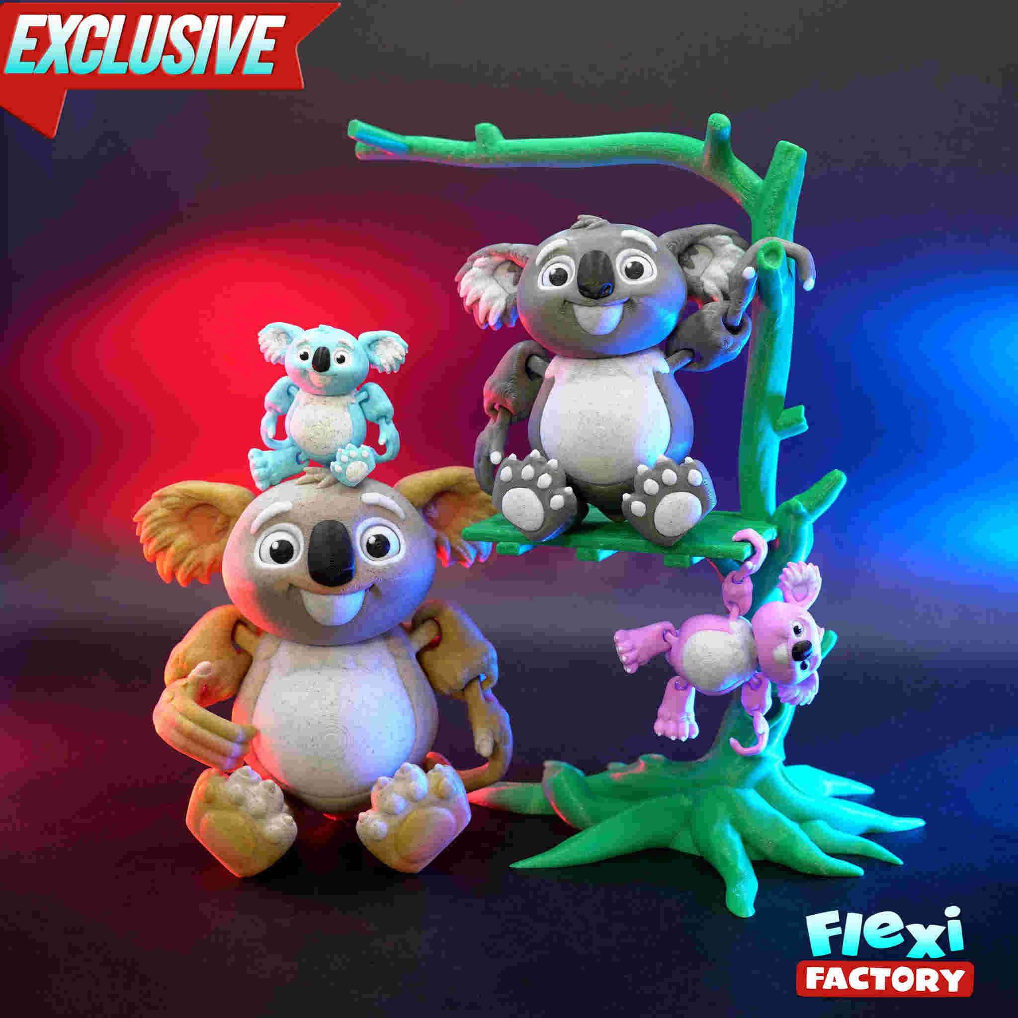 Flexi Factory-无尾熊、考拉