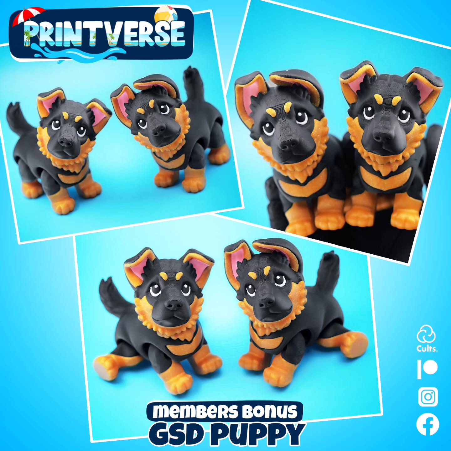 Printverse-德国牧羊犬-三匠社