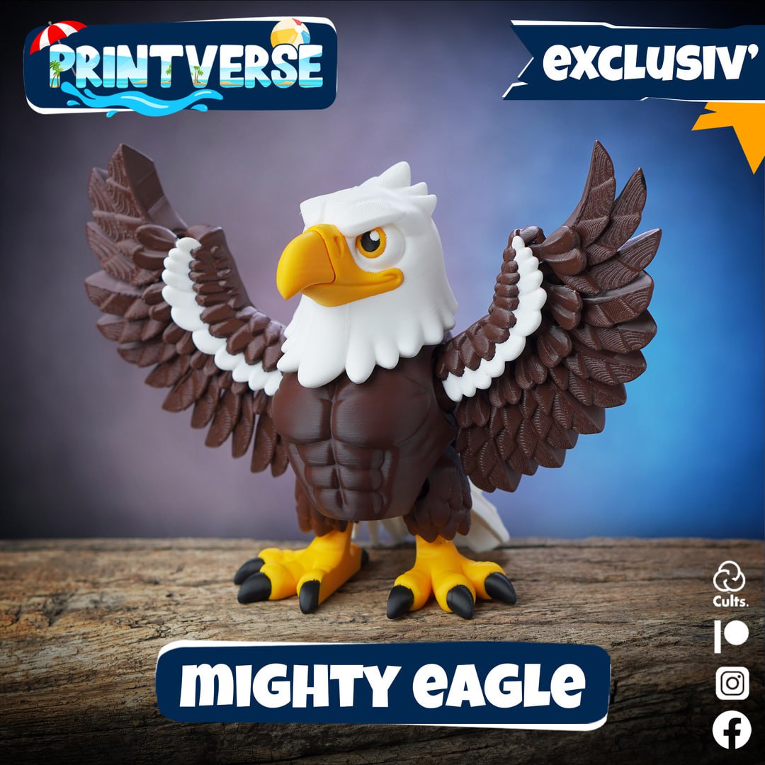 PRINTVERSE-白头鹰