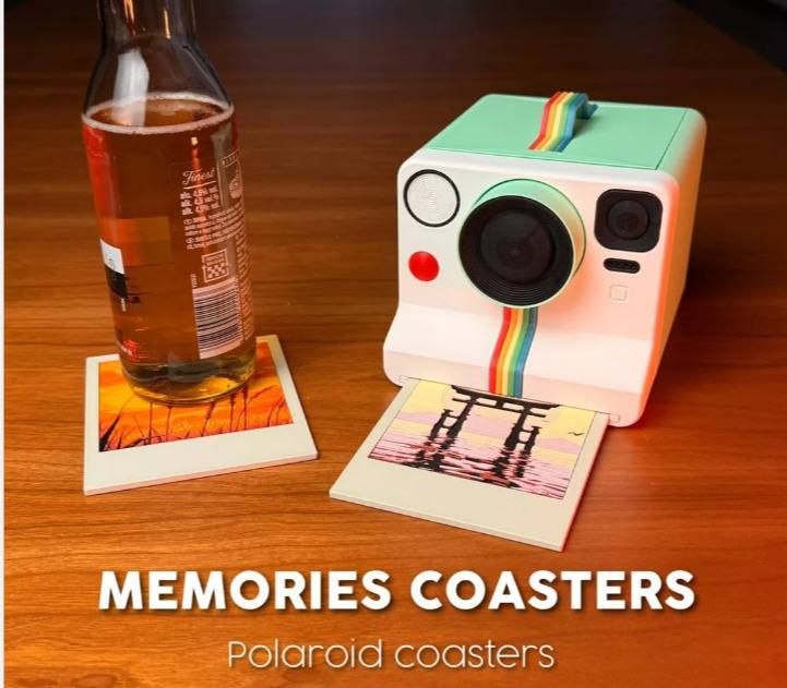 宝丽来瓶起，杯垫-三匠社