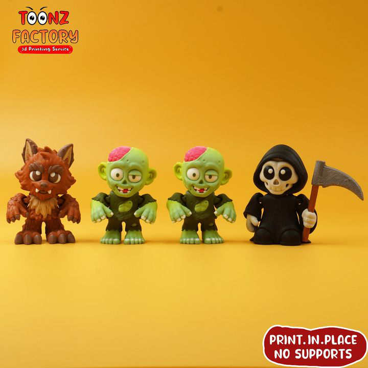 万圣节死神狼人僵尸合集-三匠社