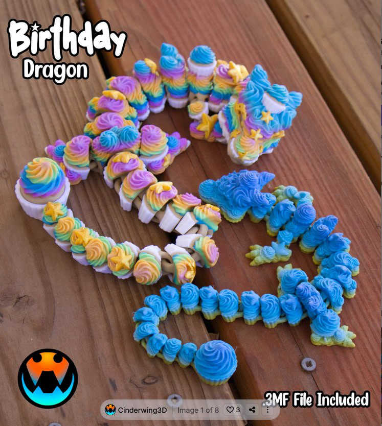 Cinderwing3D-生日龙