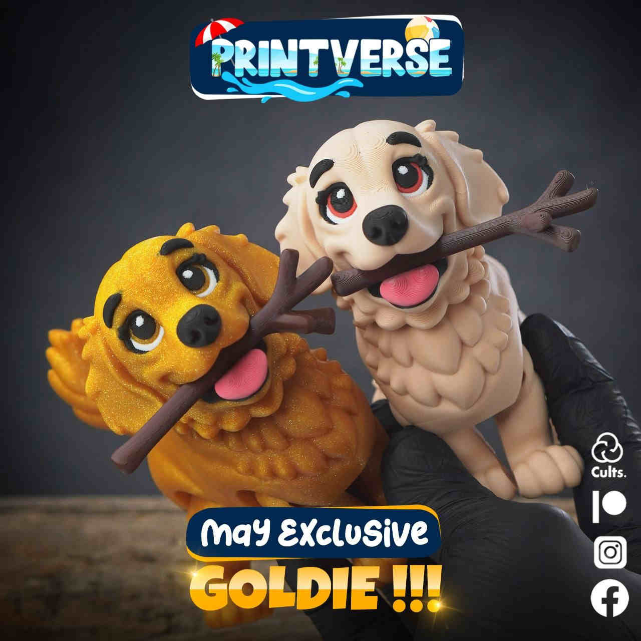 Printverse 金毛寻回犬重制版