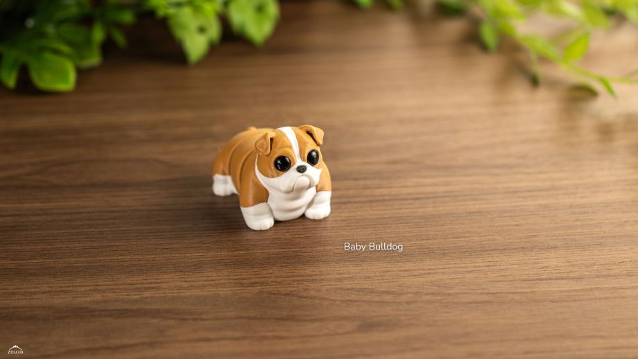 ZOU3D-斗牛犬宝宝-三匠社